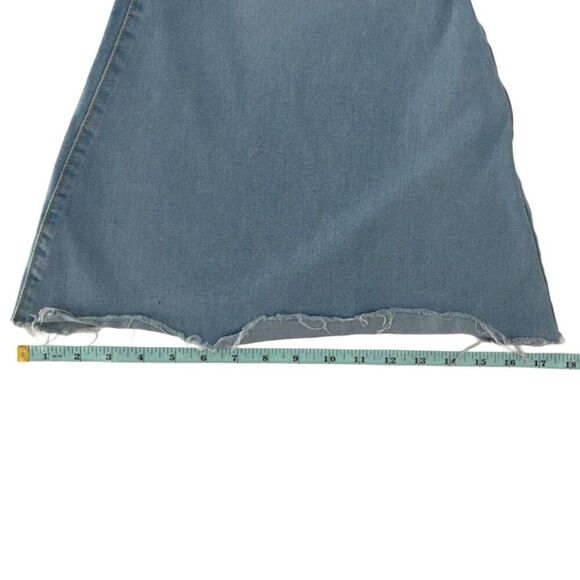 Free People "Just Float On" Flare Bell Bottom Jeans Bermondsey Blue Size 27 - Picture 13 of 15